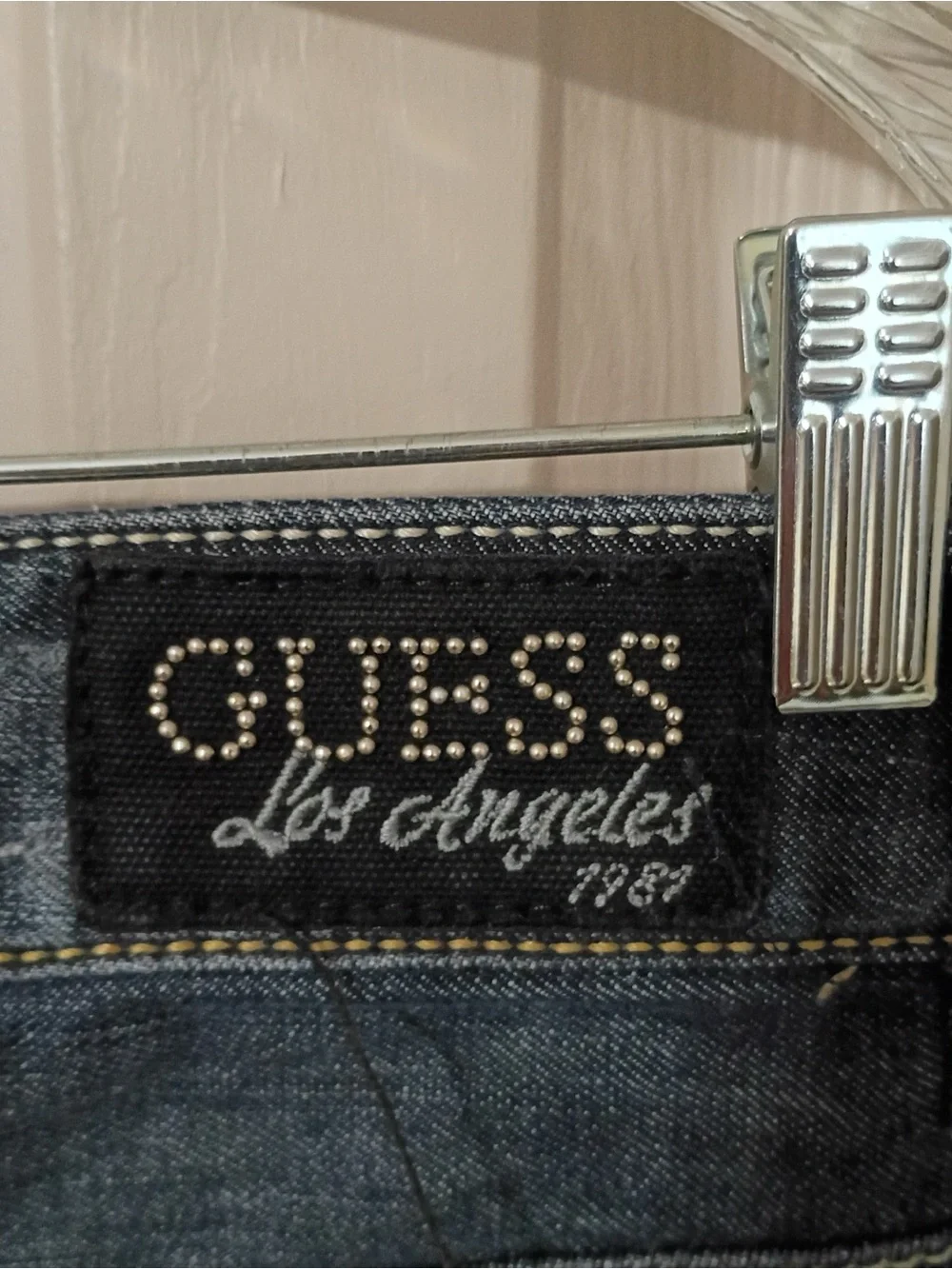 Guess Jeans Daredevil Boot Cut Y2K dark wash distressed jeans. Size 30.
